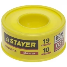 Фумлента STAYER "MASTER", плотность 0,25 г/см3, 0,075ммх19ммх10м