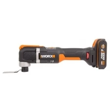 Реноватор WORX WX696 20V аккумуляторный с 2Ач батареей, 2А зарядкой и кейсом