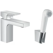 Смеситель для раковины HansGrohe Vernis Shape 71216000 с гигиеническим душем